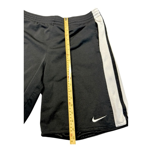 Nike Men's Y2K Basketball Shorts Black White Dazzle Stripe Size L - Picture 12 of 15